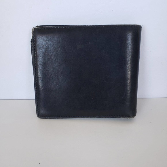 Gucci Designer Men's Card Wallet Black Silver Bifold 4x3 Leather Folding Medium - Picture 3 of 12